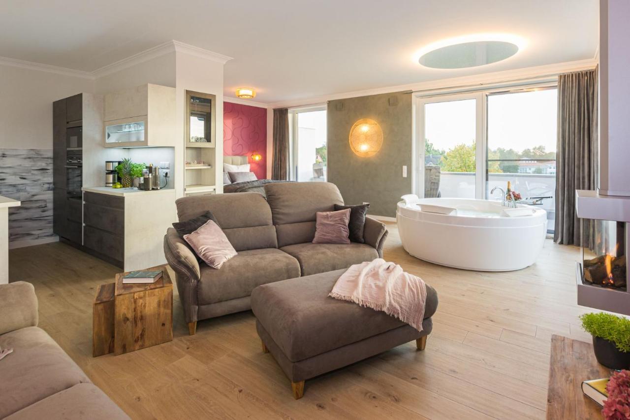 Luxus Spa Penthouse Sundowner Apartment Gohren-Lebbin Bagian luar foto